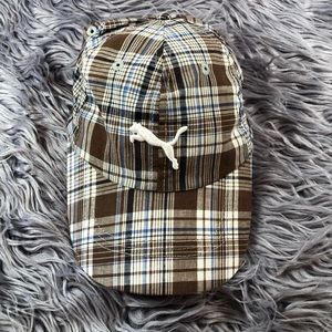 Puma checked Cap RARELY USED!🔥🔥🔥🔥